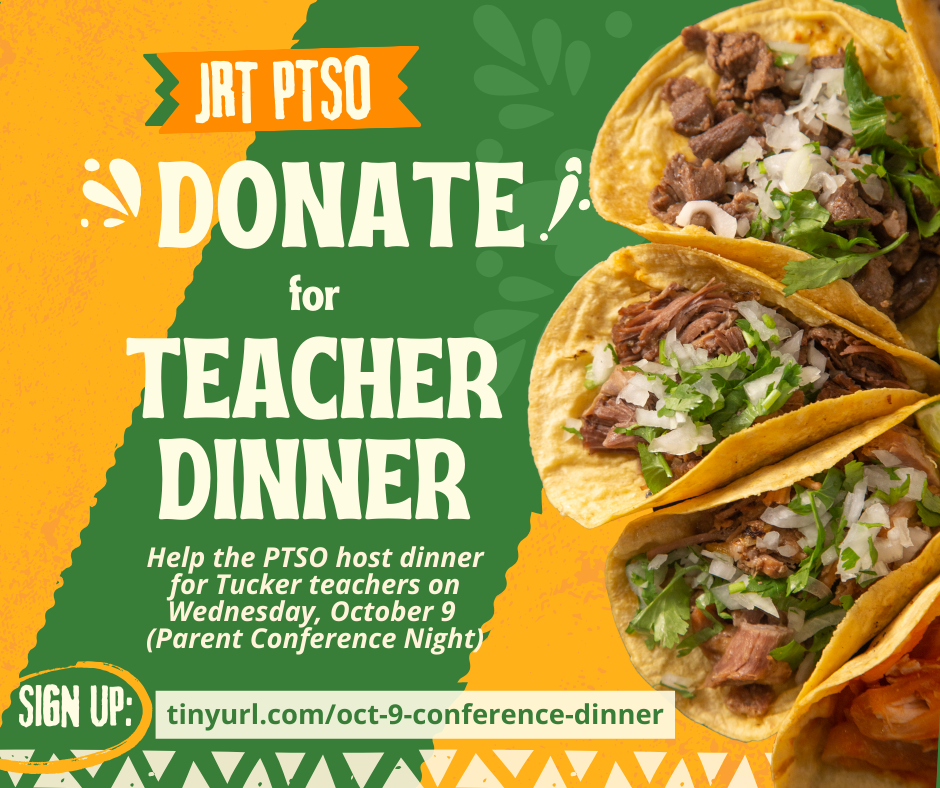 Donate for Teacher Conference Dinner 10/9