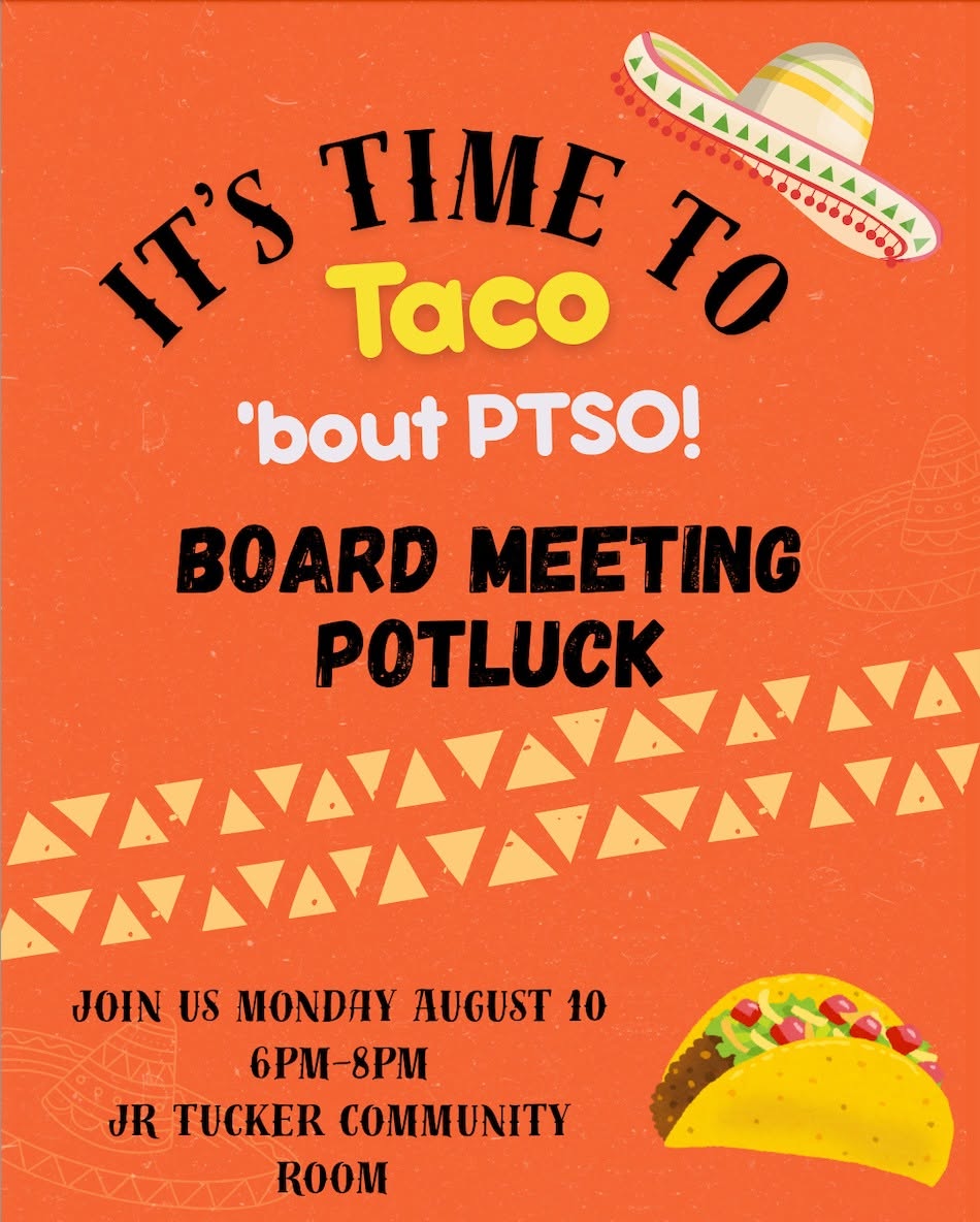 PTSO Potluck & Meeting 8/10